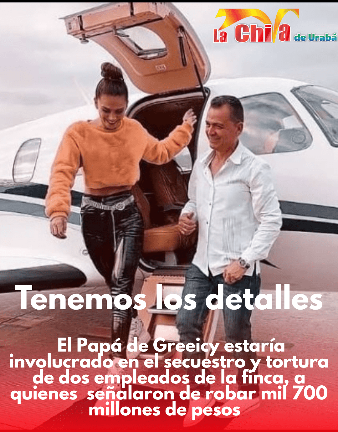 Capturaron al papá de Greeicy Rendón, al parecer por hechos ocurridos en 2023 en la finca de la artista