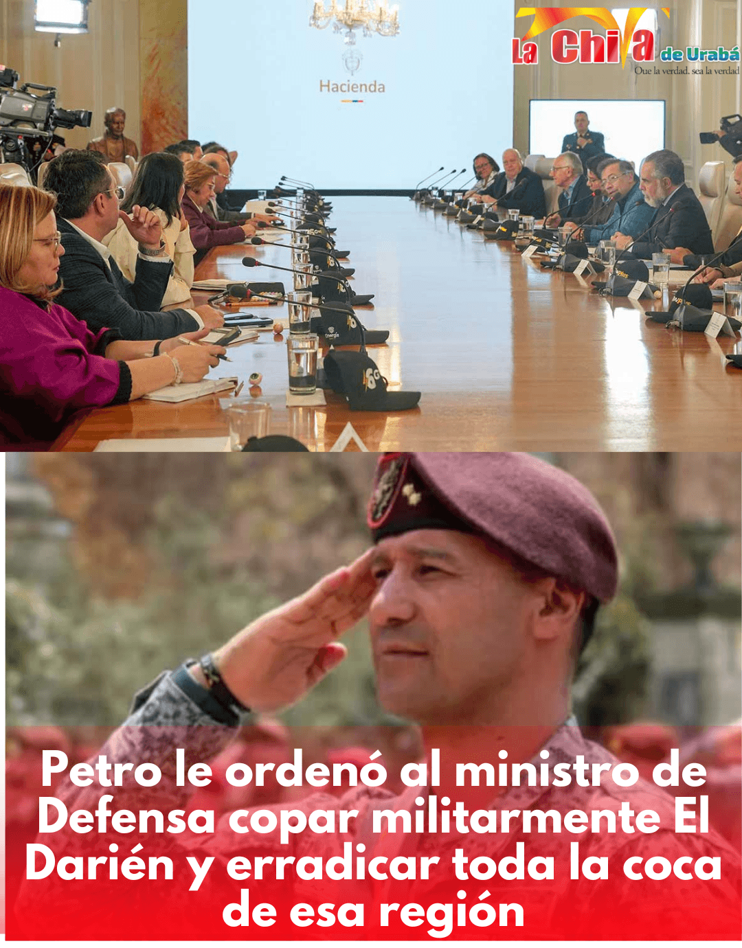 Petro ordenó copar militarmente el Darién y erradicar toda la coca de esa región