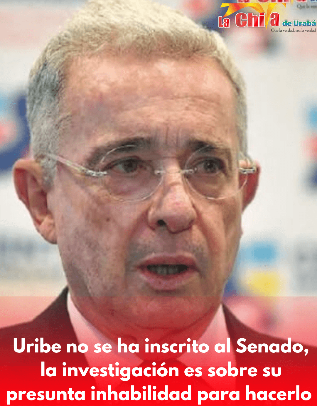 Demandaron a Uribe ante CNE, pero él aún no se ha inscrito