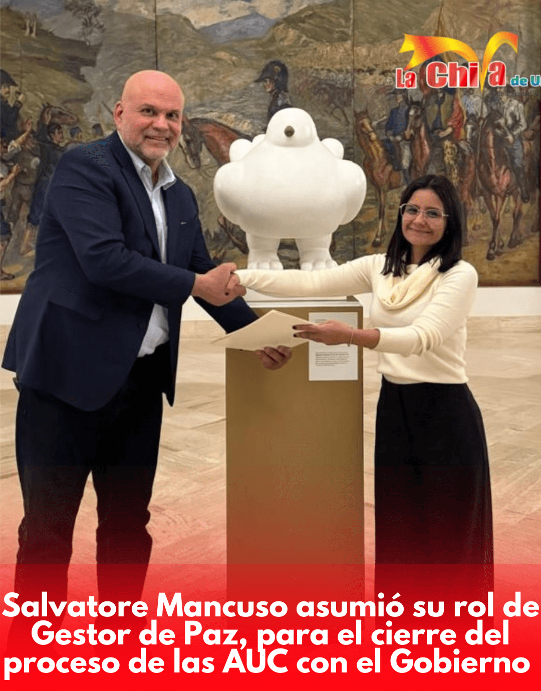 Salvatore Mancuso oficializó su rol como gestor de paz en el Gobierno Petro