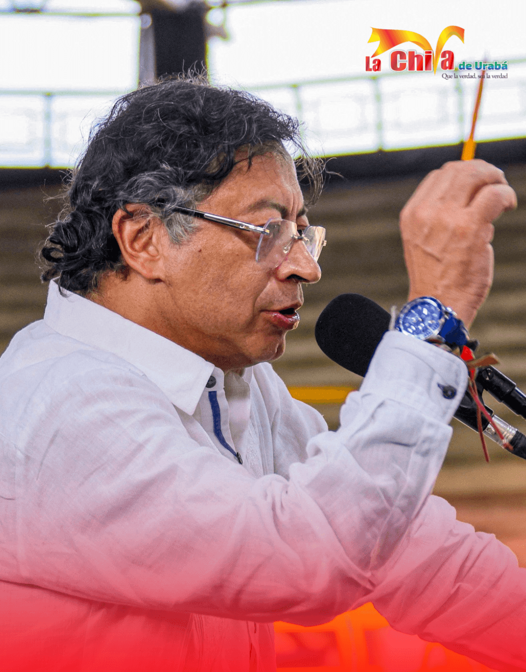 “El presidente de la República de Colombia ha sido censurado. Le prohíben hablar por televisión.”, señalo Gustavo Petro