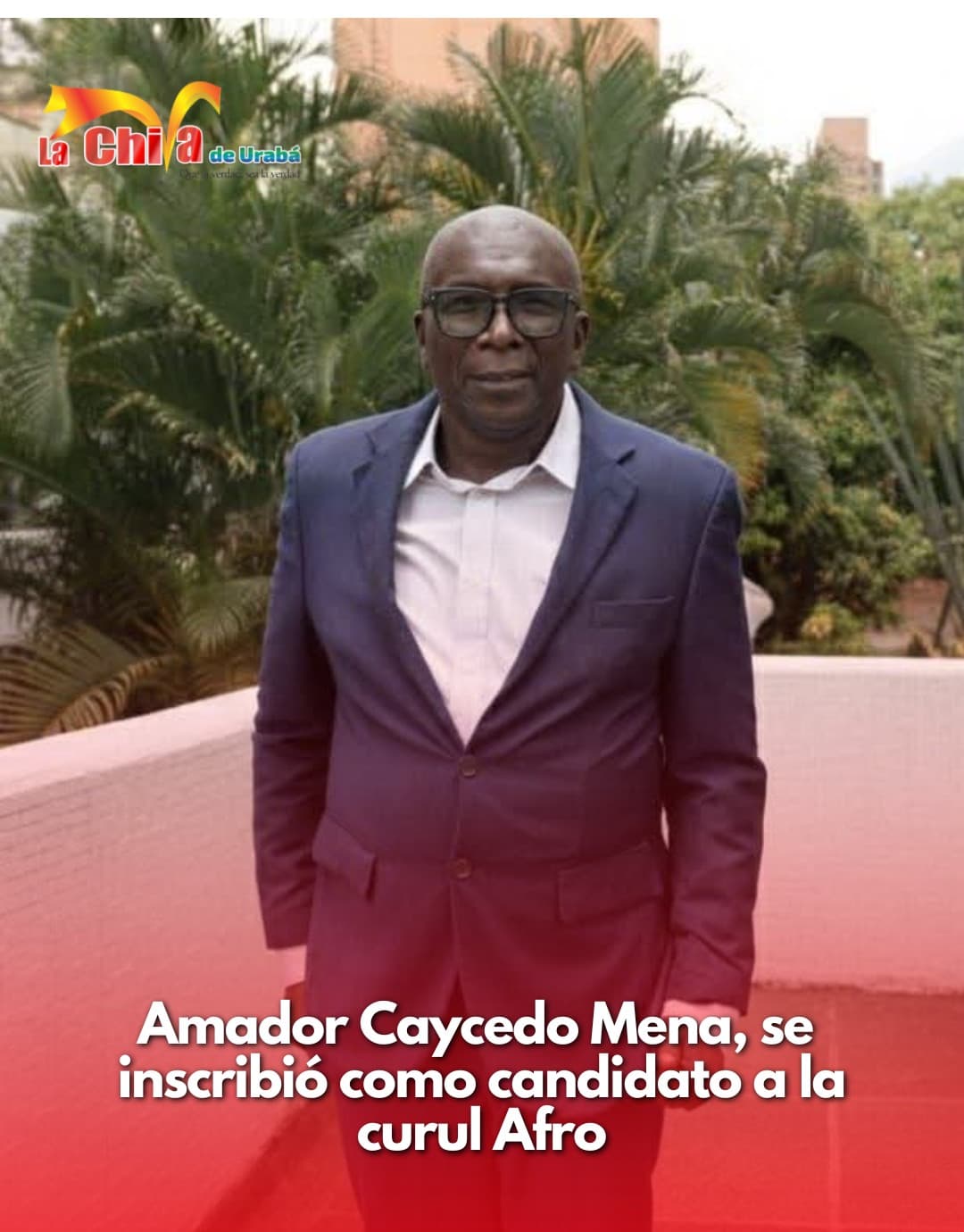 Amador Caycedo, vuelve al ruedo; aspira a la curul de negritudes en la Cámara