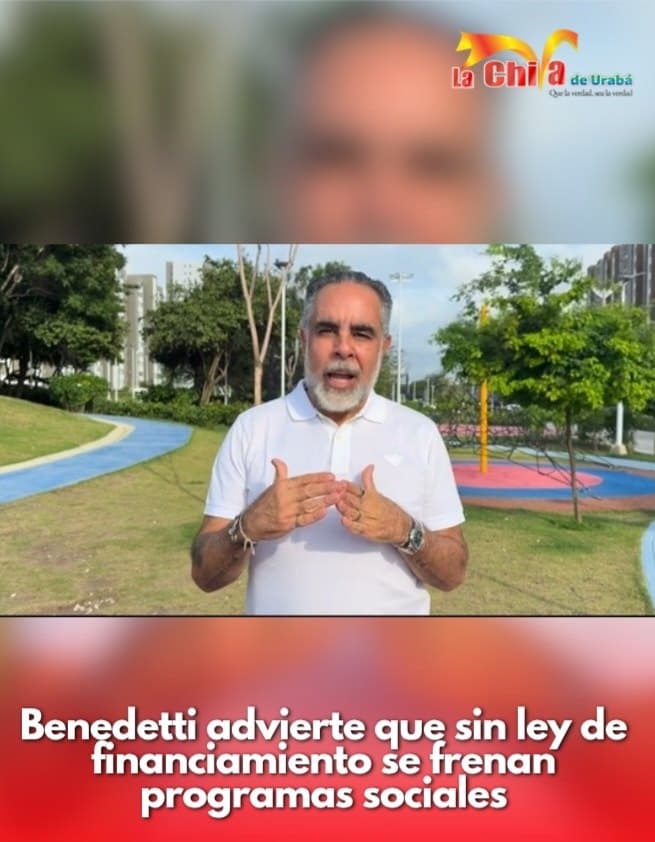 Gobierno advierte que sin aprobación de la ley de financiamiento peligran programas sociales