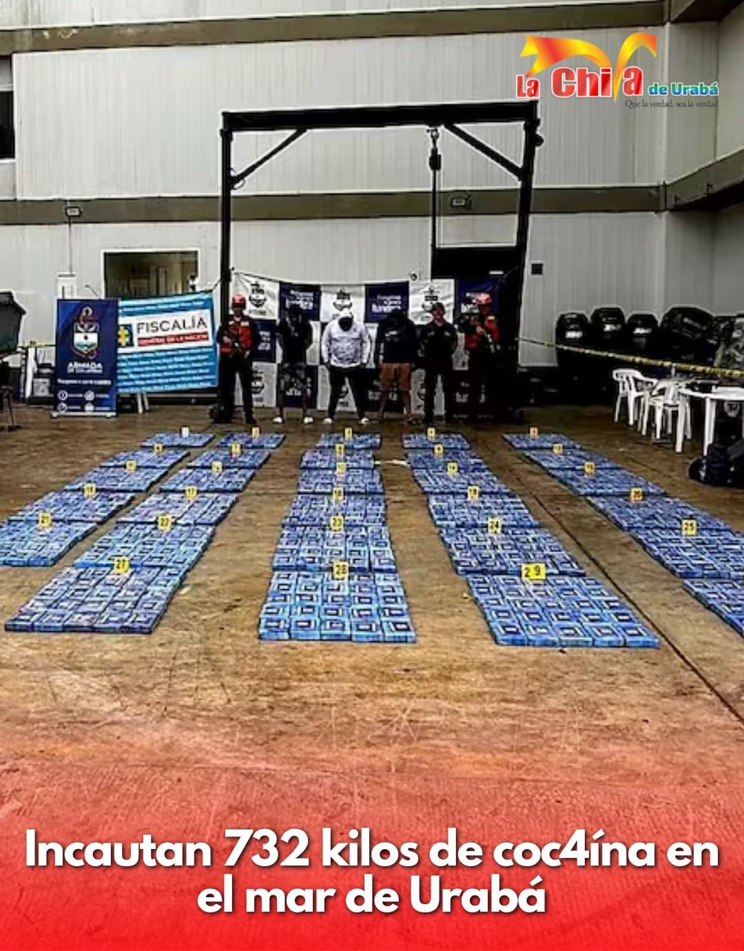 Armada y Fuerza Aeroespacial incautaron más de 700 kilos de sustancias en el mar de Urabá