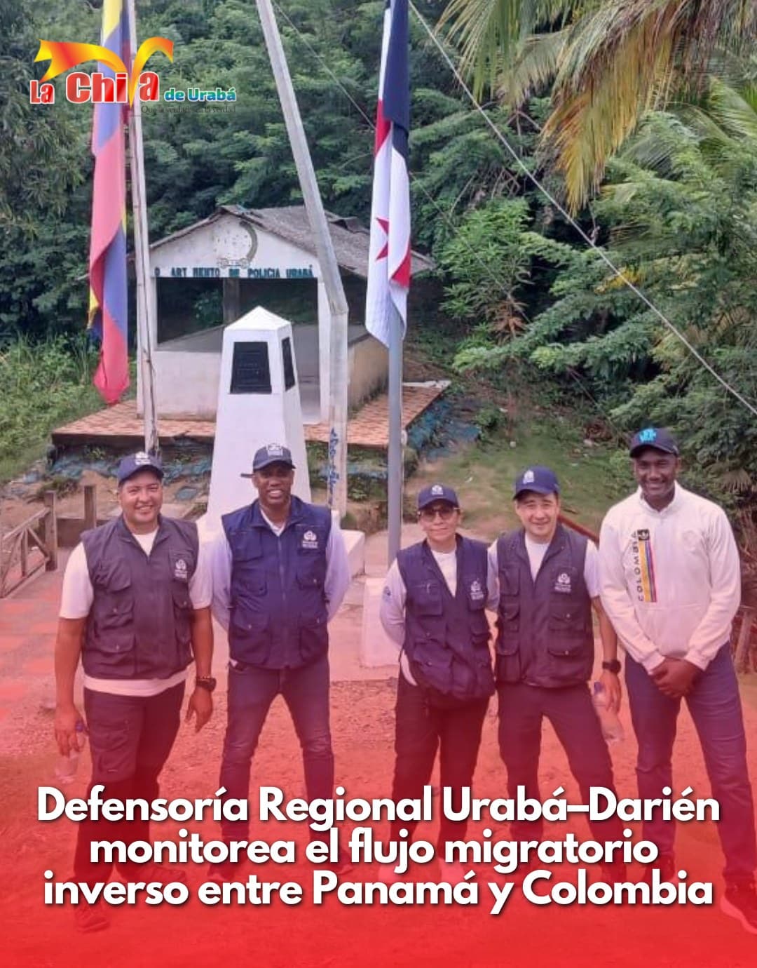 Defensoría Urabá–Darién monitorea flujo migratorio inverso entre Panamá y Colombia