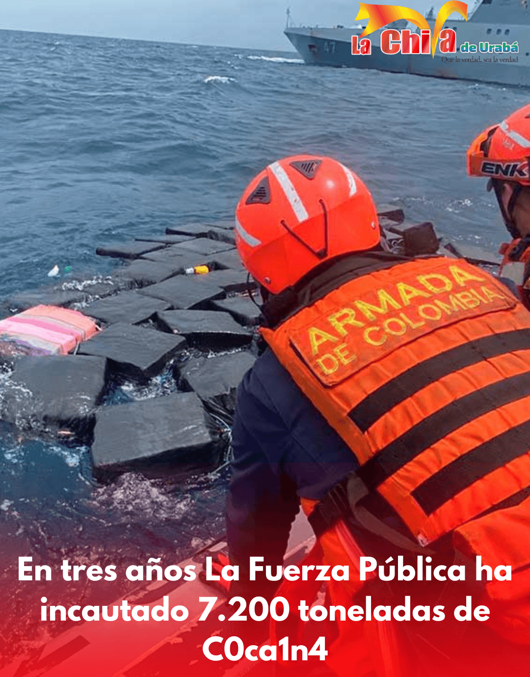 Militares y policía han incautado más de 7.200 toneladas de sustancias en tres años