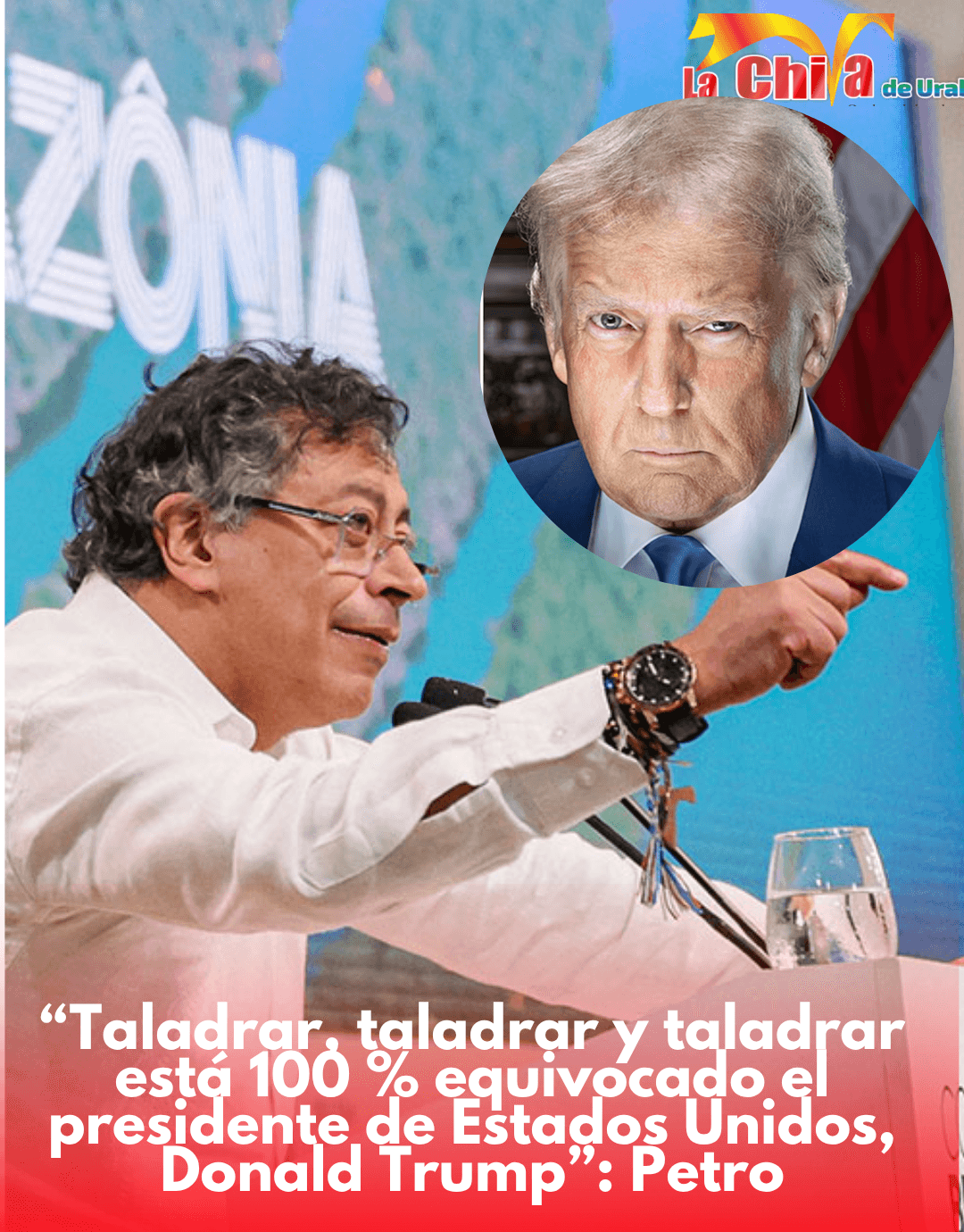 Petro acusó a Trump de estar “contra la humanidad” en su discurso en la COP30