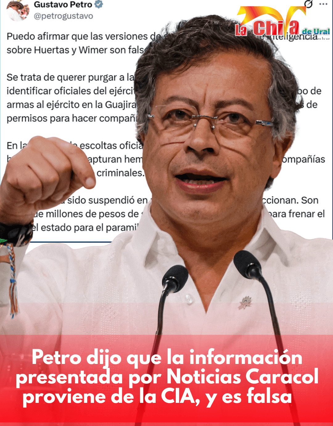 Petro desmintió supuestos vínculos de funcionarios de su gobierno con Calarcá