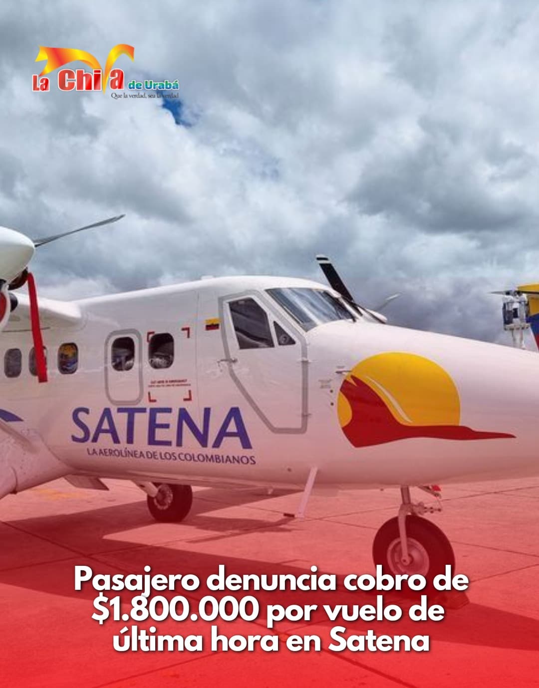 El drama de un pasajero en Carepa: quiso viajar a Medellín y Satena le cobraba $1.800.000