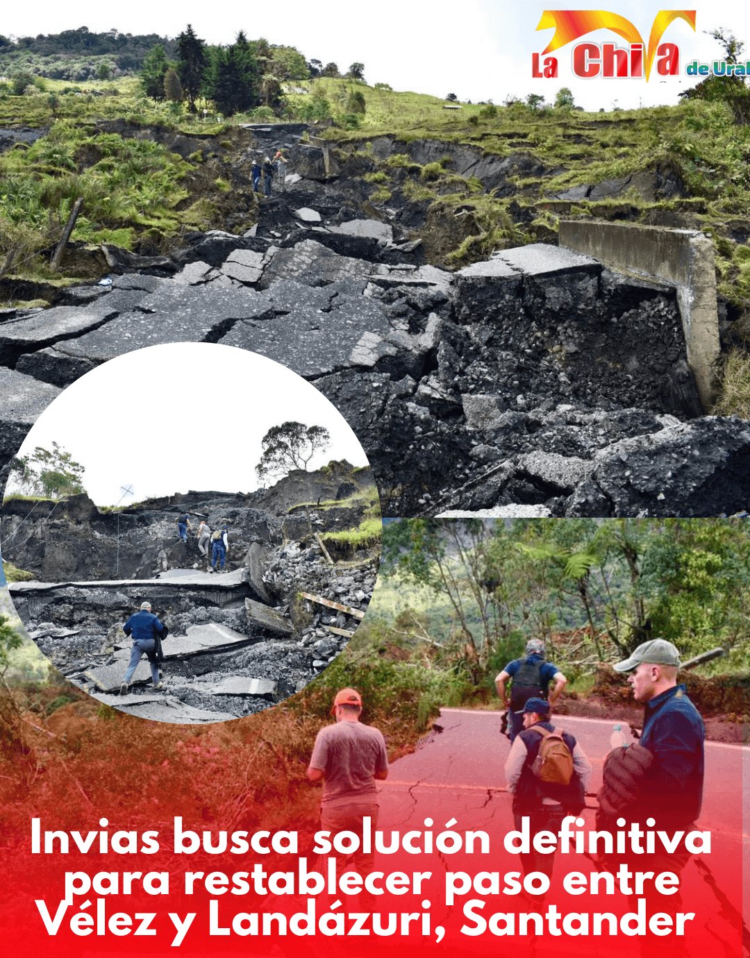 Invías habilitó paso en Gualilo y evalúa solución para la vía Landázuri–Barbosa