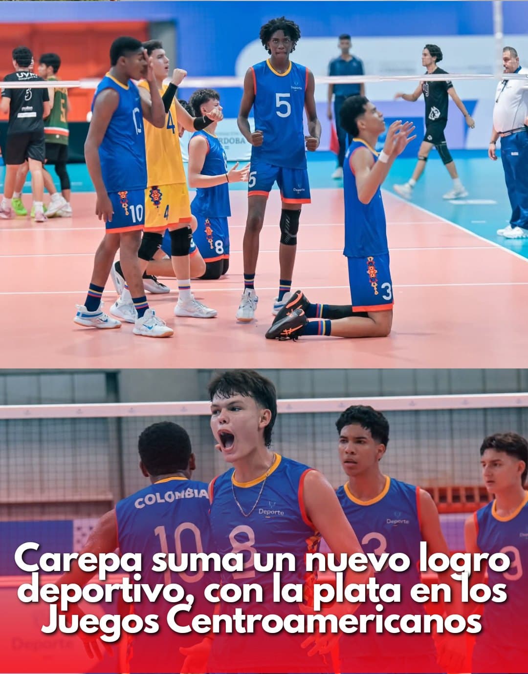 Equipo de voleibol de Carepa subcampeón en los Centroamericanos y del Caribe Escolares
