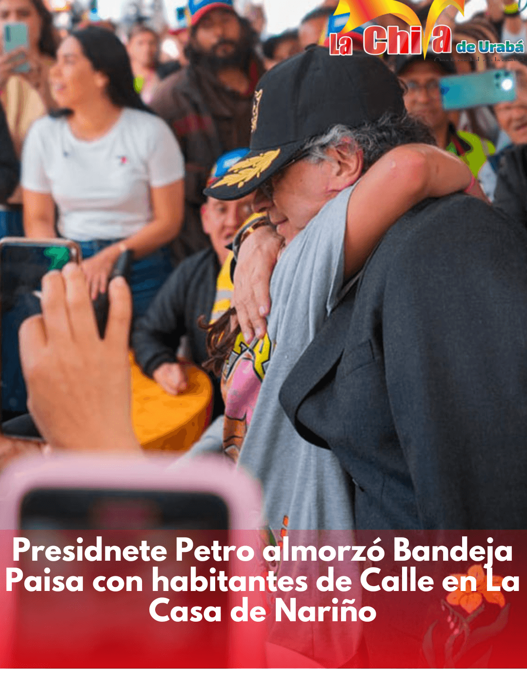 Petro volvió a llevar en Navidad a habitantes de Calle a la Casa de Nariño