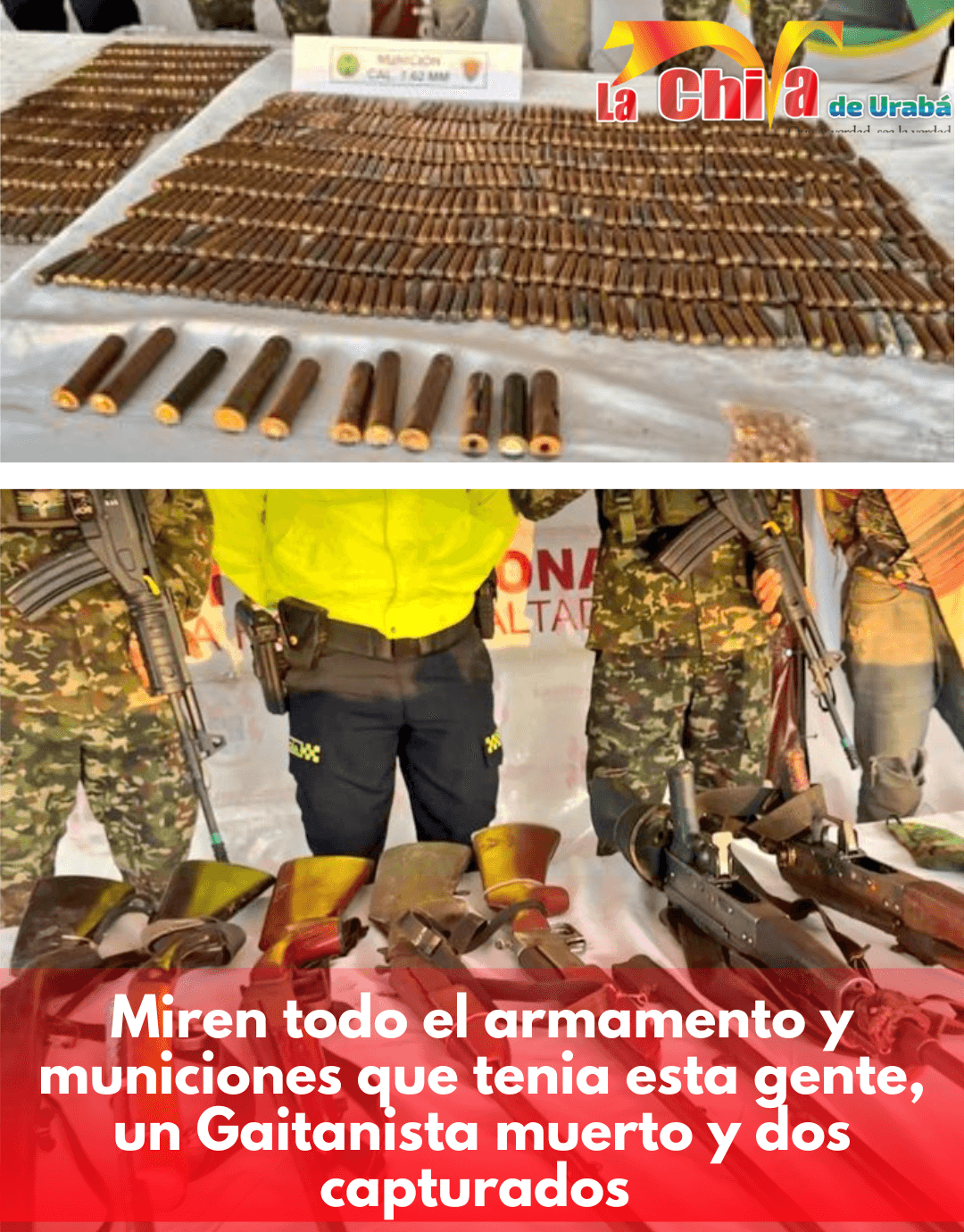 Un muerto y dos capturados dejaron operativos del Ejército contra el EGC