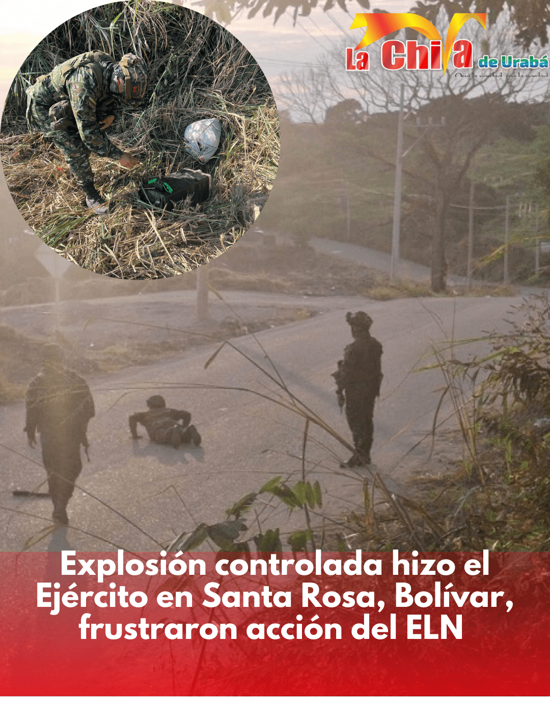 Ejército frustró acción del ELN en Santa Rosa del Sur, Bolívar, durante fin de año