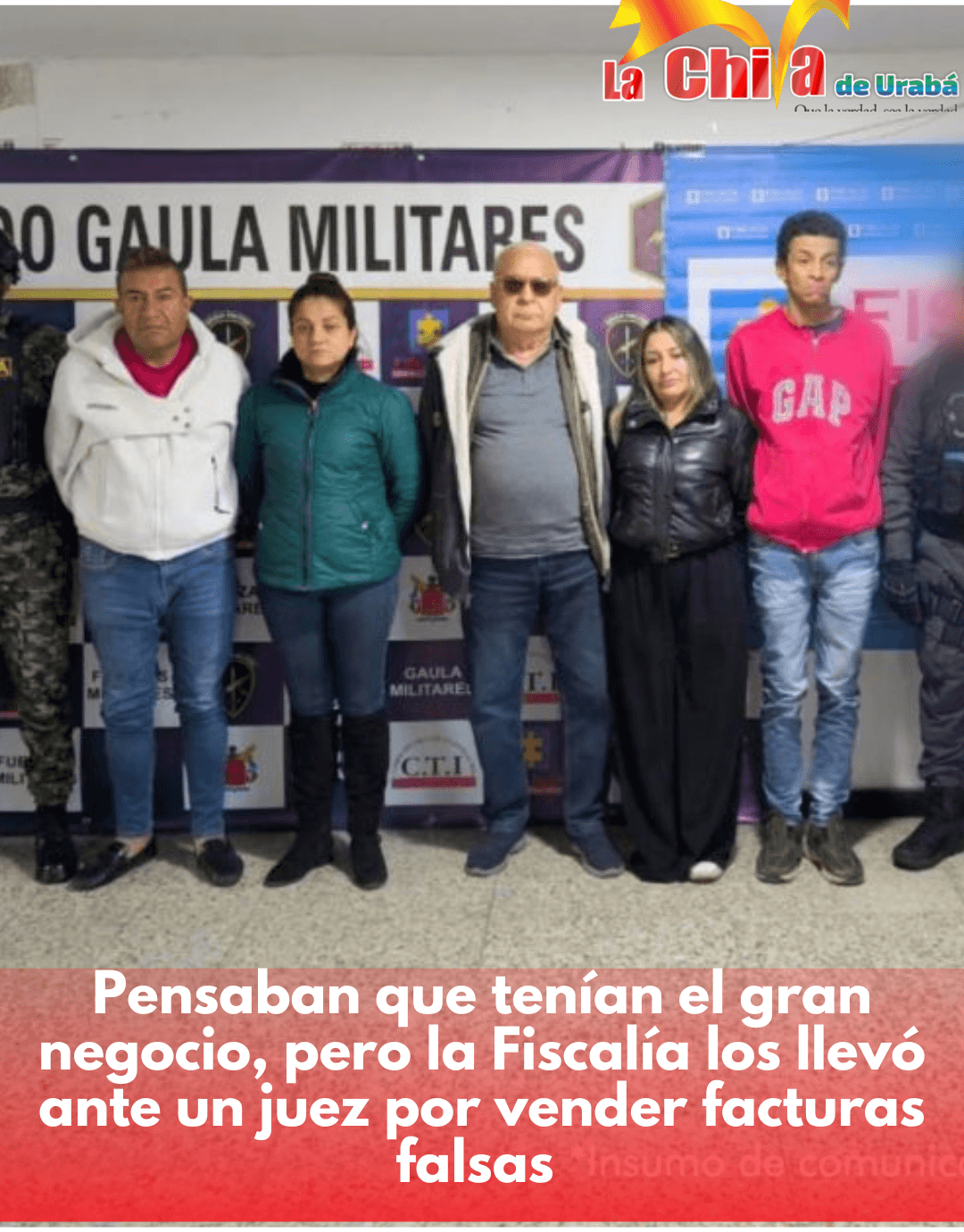 Vendieron facturas por 843.000 millones de pesos, pero no tenían mercancías