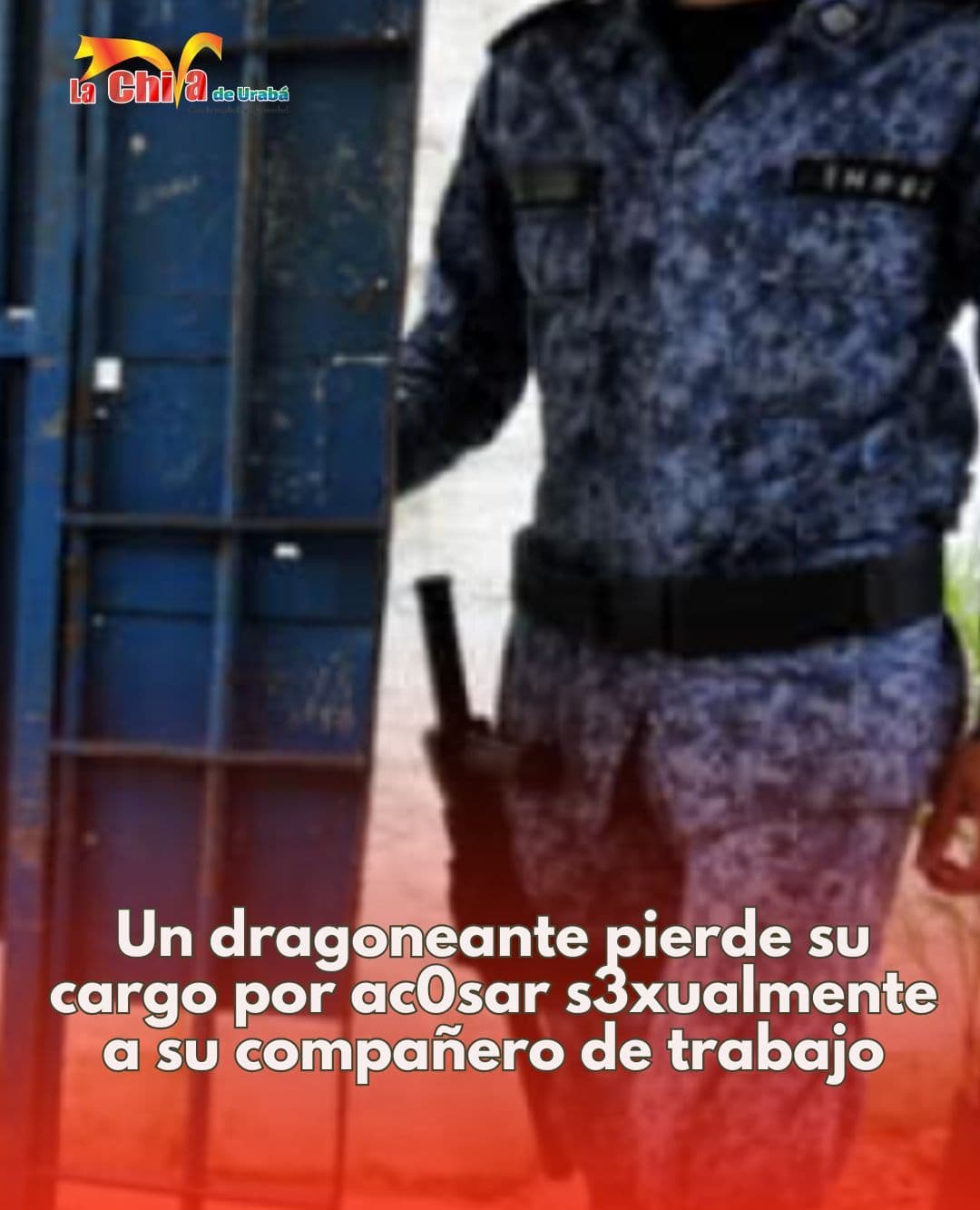 Procuraduría destituyó a dragoneante del INPEC por acoso sexual a auxiliar bachiller