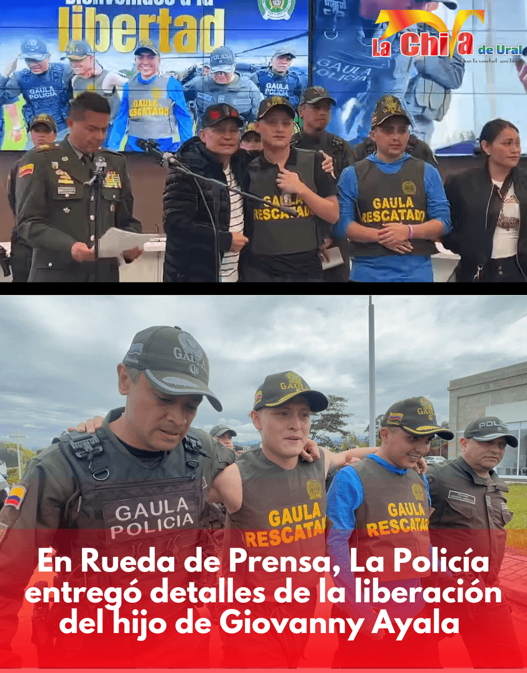 La Policía entregó detalles del operativo de rescate del hijo del cantante Giovanny Ayala