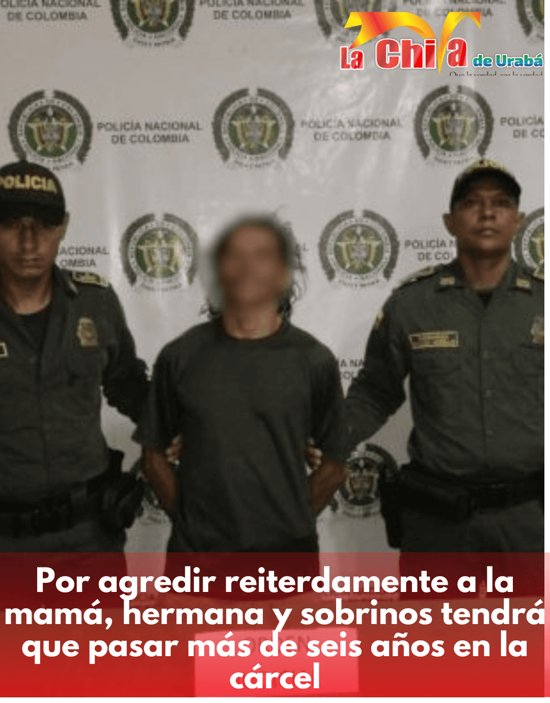 Lo condenaron a más de 6 años de prisión por pegarle a la mamá, hermana y sobrinos
