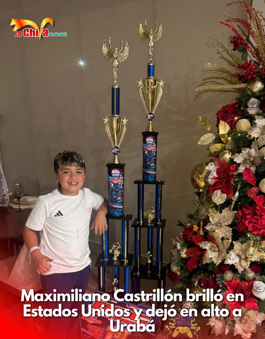 Maximiliano Castrillón Zapata deja en alto a Urabá y a Colombia en el BMX internacional