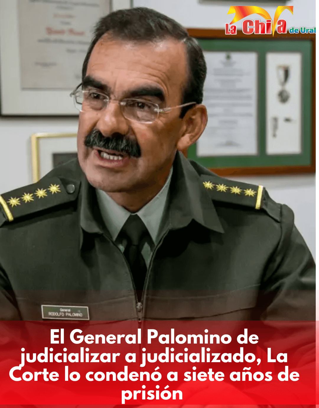 La caída del general Palomino, condenado por tráfico de influencias