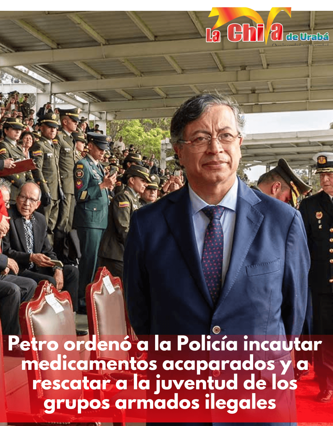 Petro ordenó a la Policía incautar medicamentos acaparados y a rescatar a la juventud