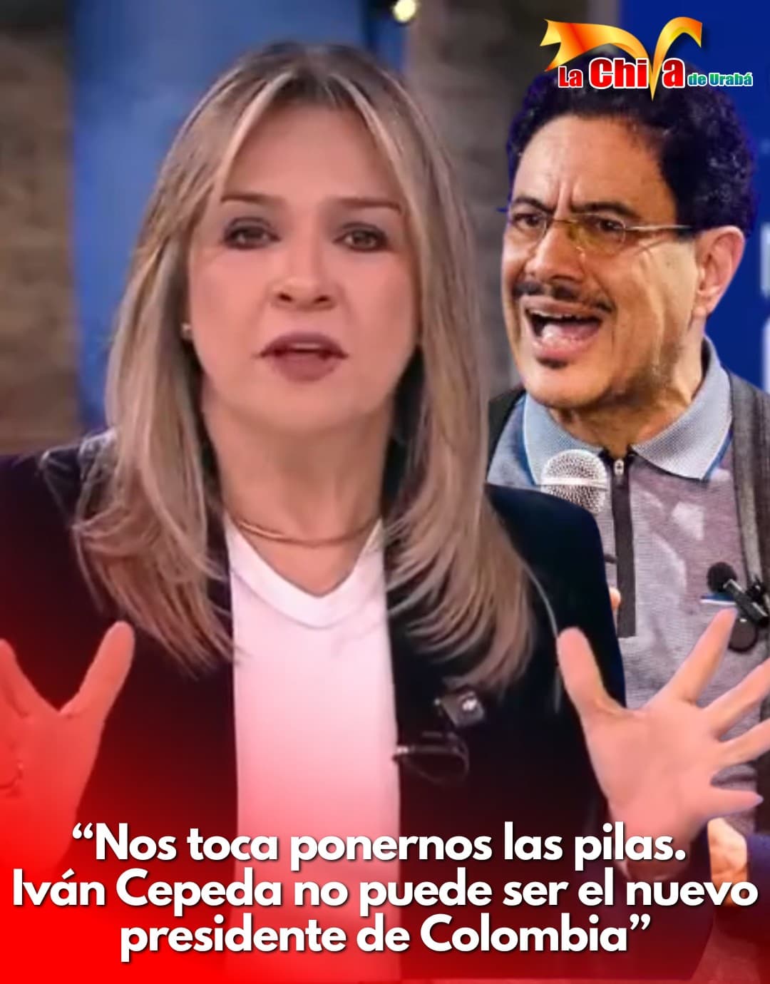 Vicky Dávila también llamó a unirse a la derecha para derrotar a Iván Cepeda