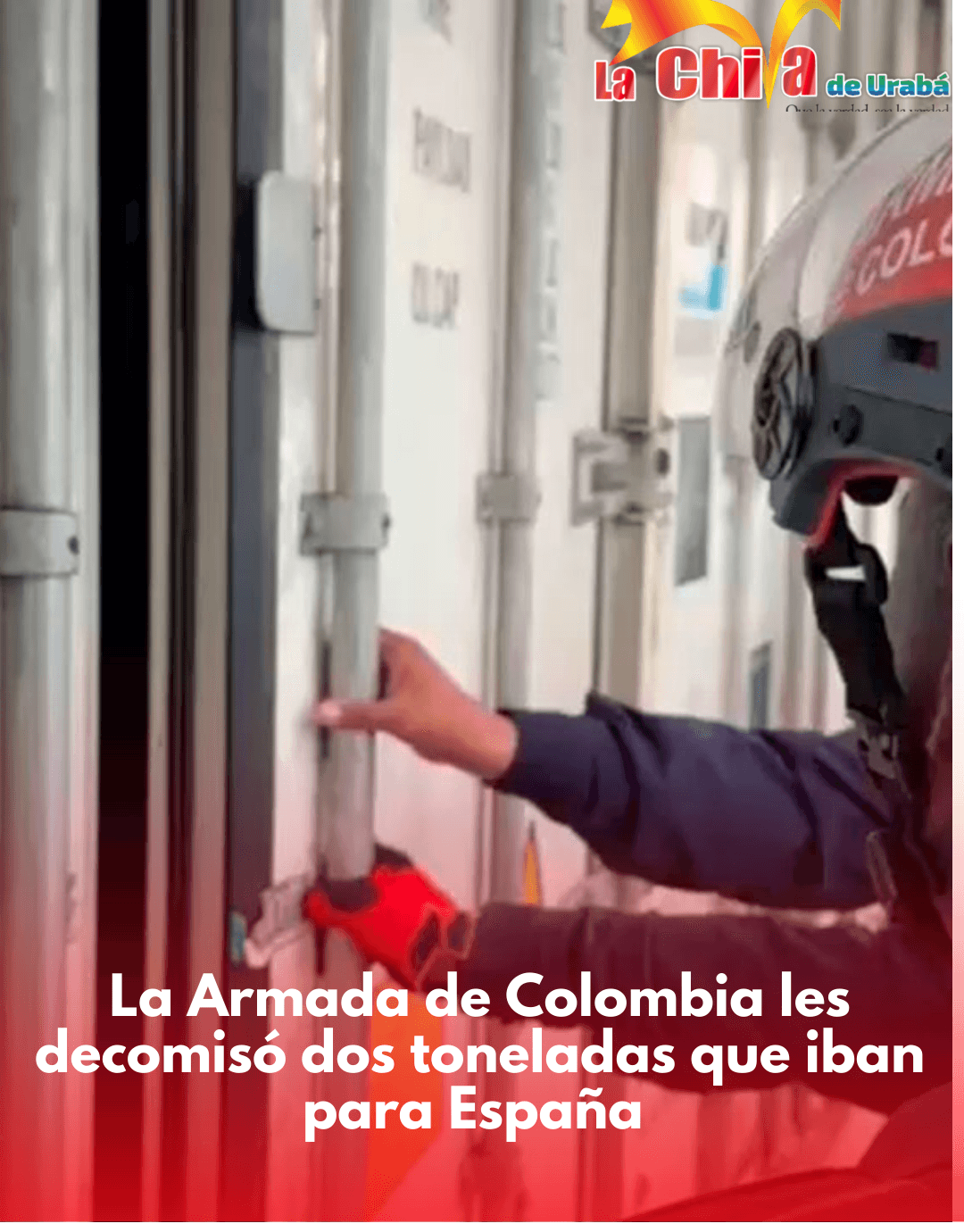Decomisaron dos toneladas de cocaína en buque que iba para España