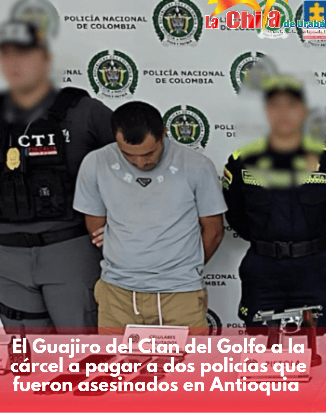 "El Guajiro" de las EGC enfrenta cargo por el homicidio de dos policías