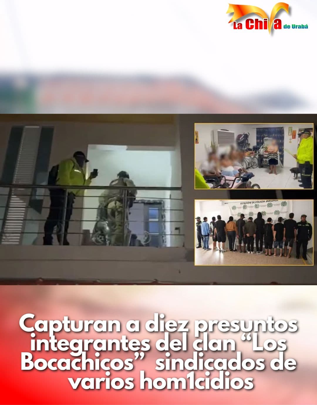 De un solo atarrayazo cayeron en poder de las autoridades Los Bocachicos