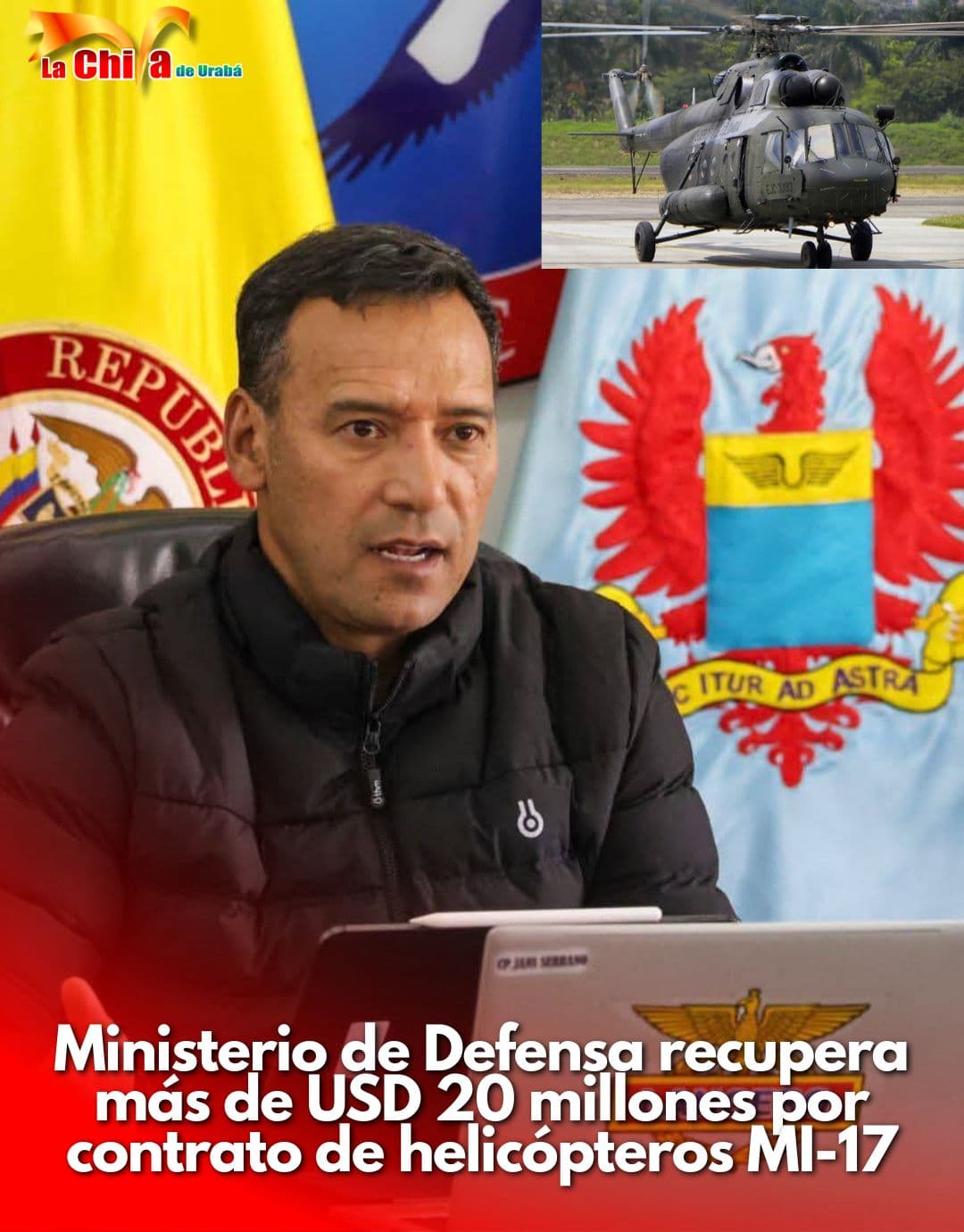 El Estado recuperó más de USD 20 millones del  contrato de mantenimiento de helicópteros MI-17