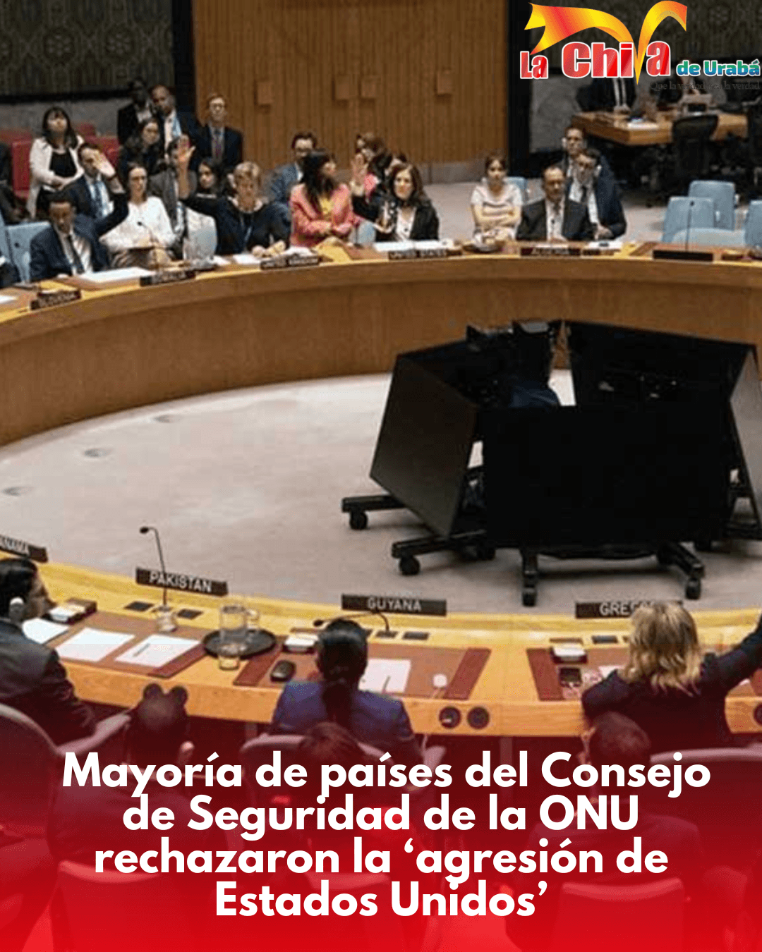 Mayoría del Consejo de Seguridad de la ONU rechazó la ‘agresión militar de Estados Unidos’ contra Venezuela