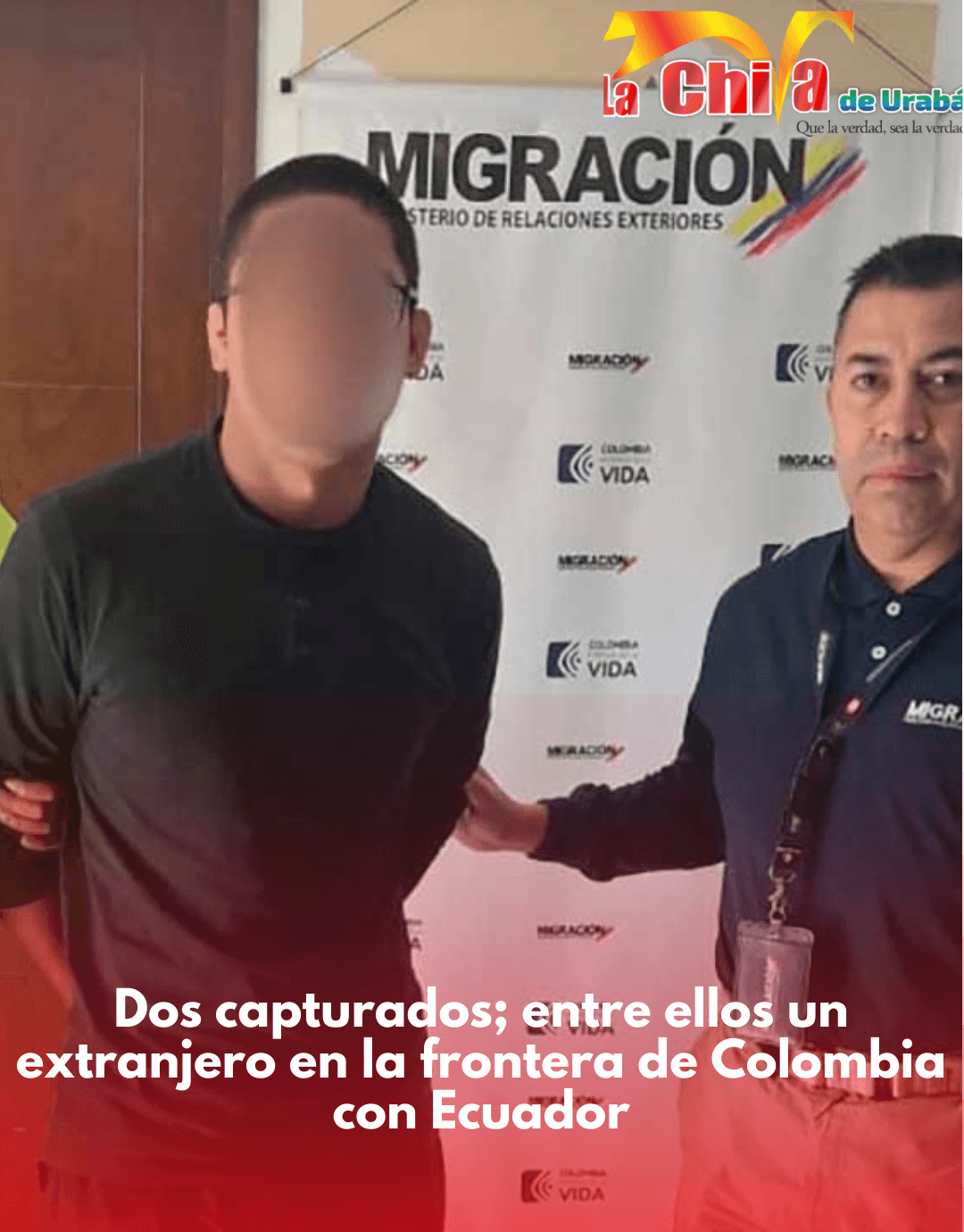 Se arriesgaron a pasar por la frontera y los capturaron en Rumichaca