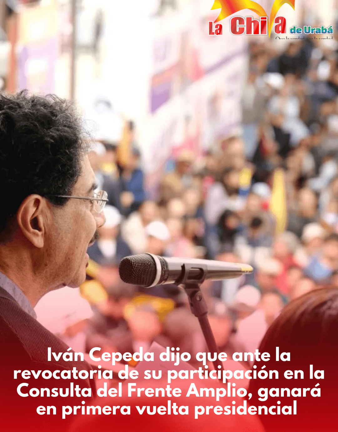 “Voy a primera vuelta presidencial”: Iván Cepeda denuncia maniobra del CNE