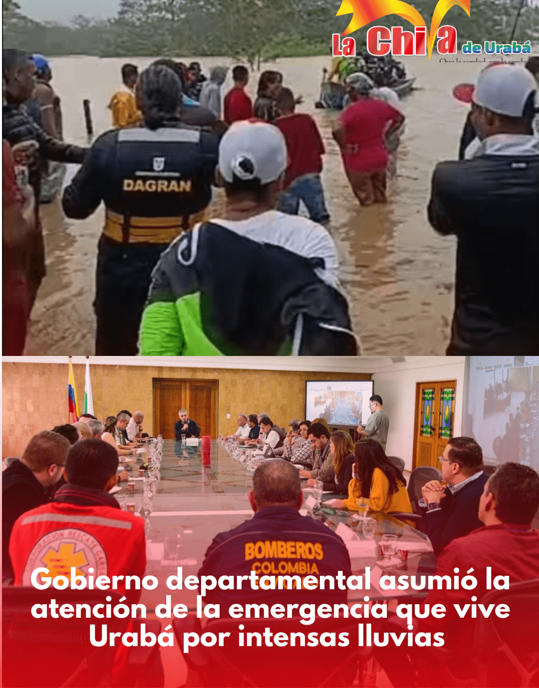 Gobernación de Antioquia activó plan de atención por emergencias en Urabá
