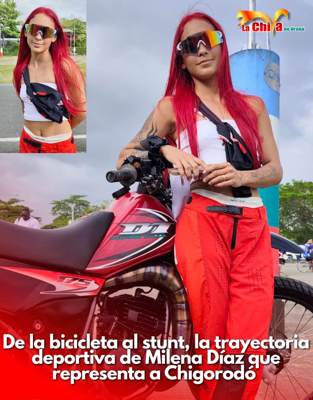 Chigorodoseña se abre paso en el stunt de moto velocidad