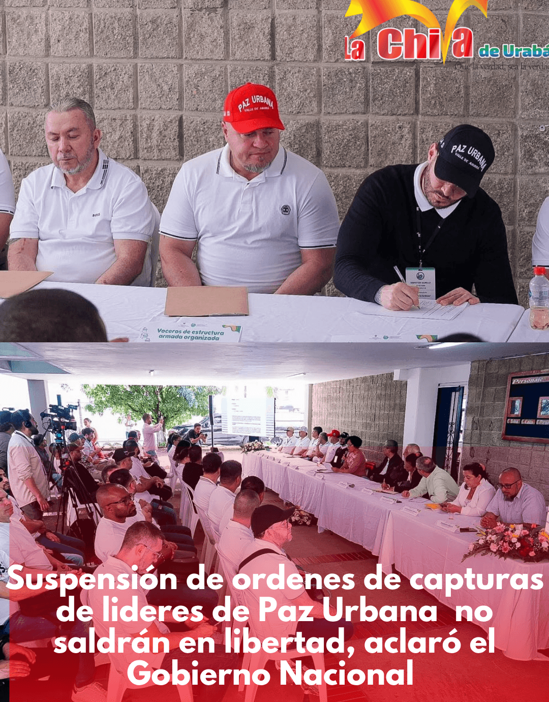 "Voceros de estructuras armadas en diálogos de paz no serán excarcelados"