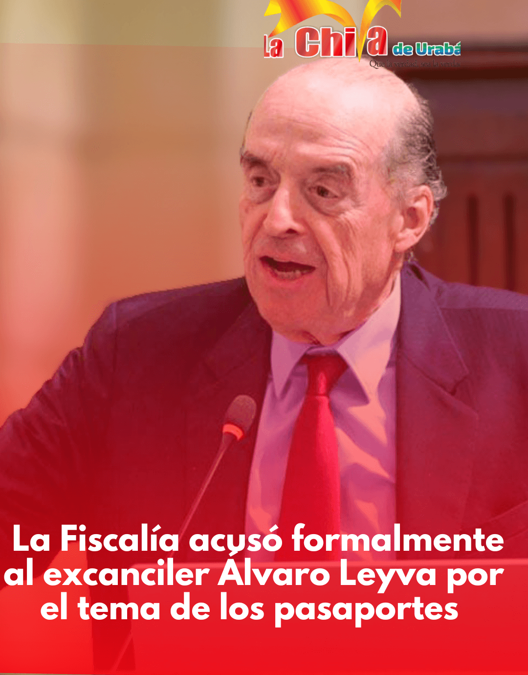 Fiscalía acusó al excanciller Leyva por presunto prevaricato en contrato de pasaportes