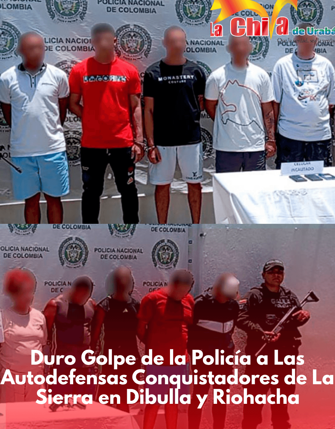 Capturaron a 13 integrantes de "Los Pachencas" en La Guajira