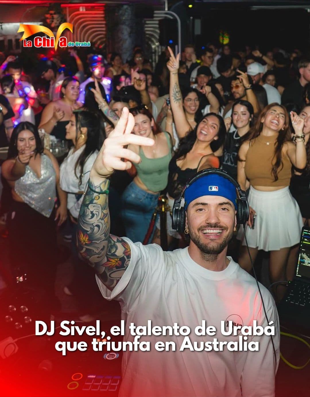 DJ Sivel, talento de Urabá que se abre camino en la escena musical de Australia