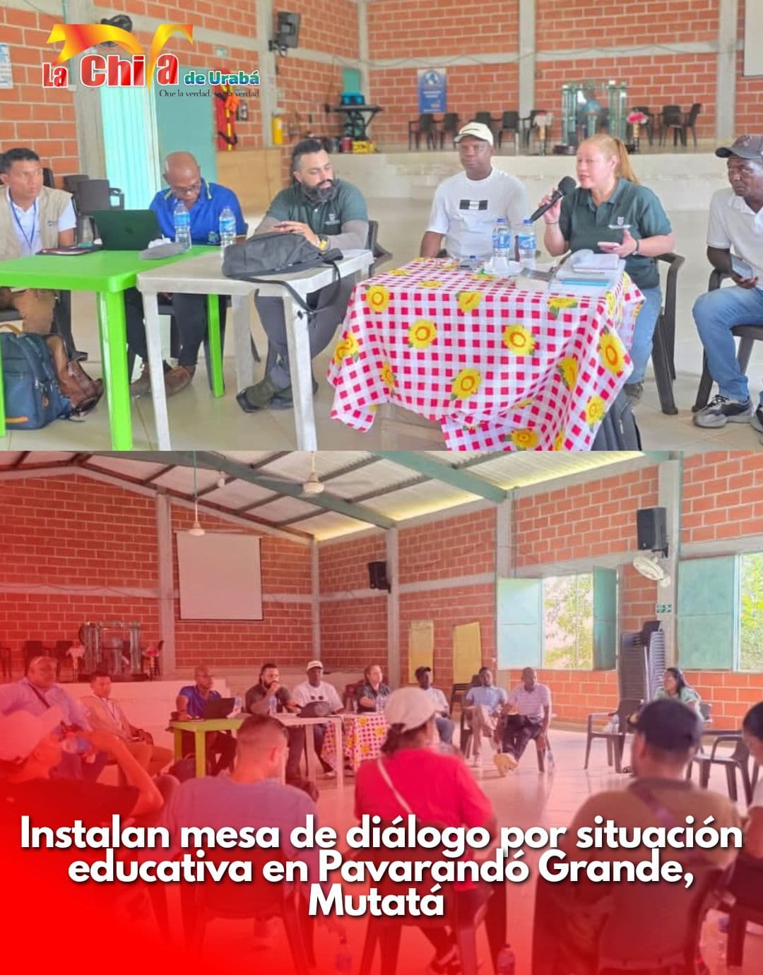 Instalaron mesa de diálogo en Mutatá para buscar solución educativa en Pavarandó Grande