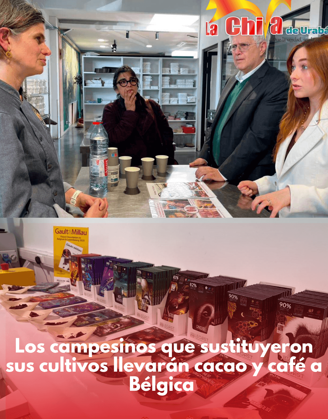 ¡Histórico! Bélgica abrió mercado al cacao y café a quienes dejaron los cultivos ilícitos