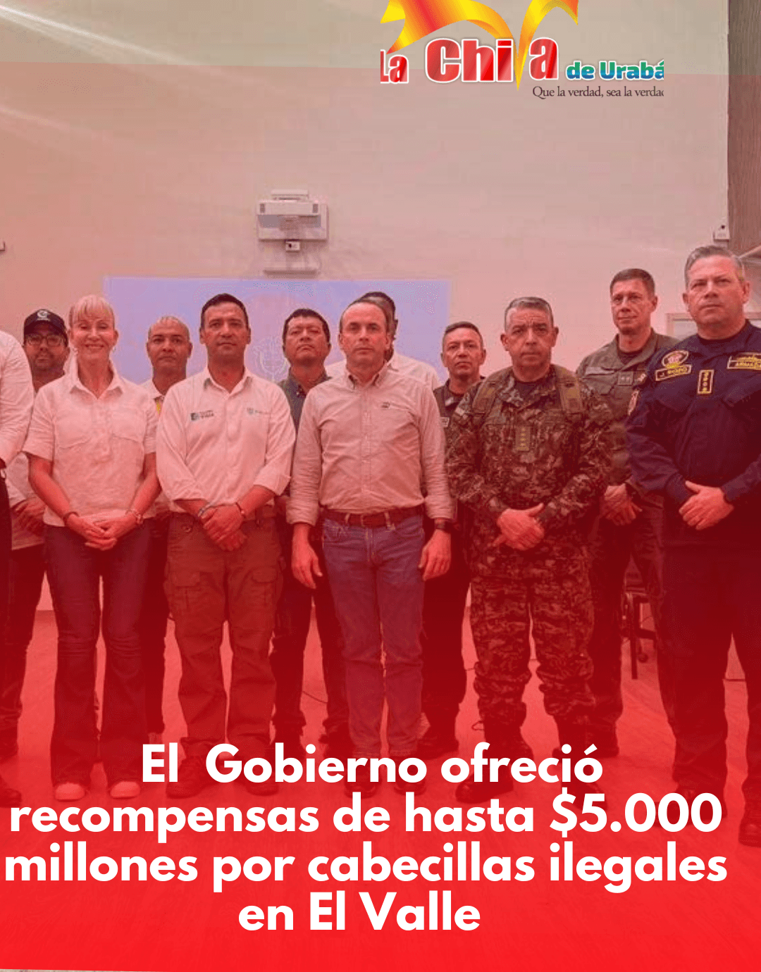 Gobierno ofreció recompensas de hasta $5.000 millones por cabecillas en el Valle