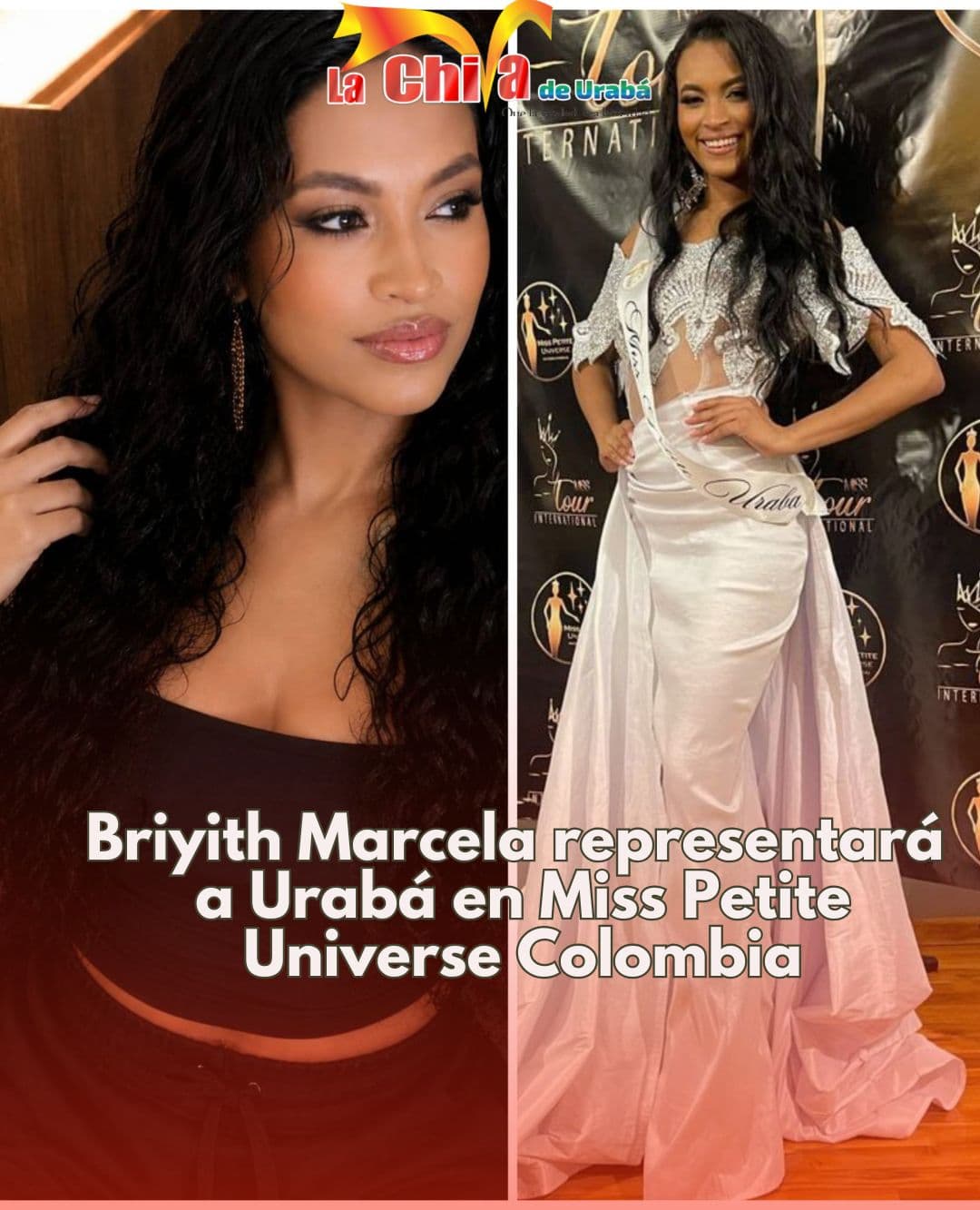 Briyith Marcela representará a Urabá en Miss Petite Universe Colombia