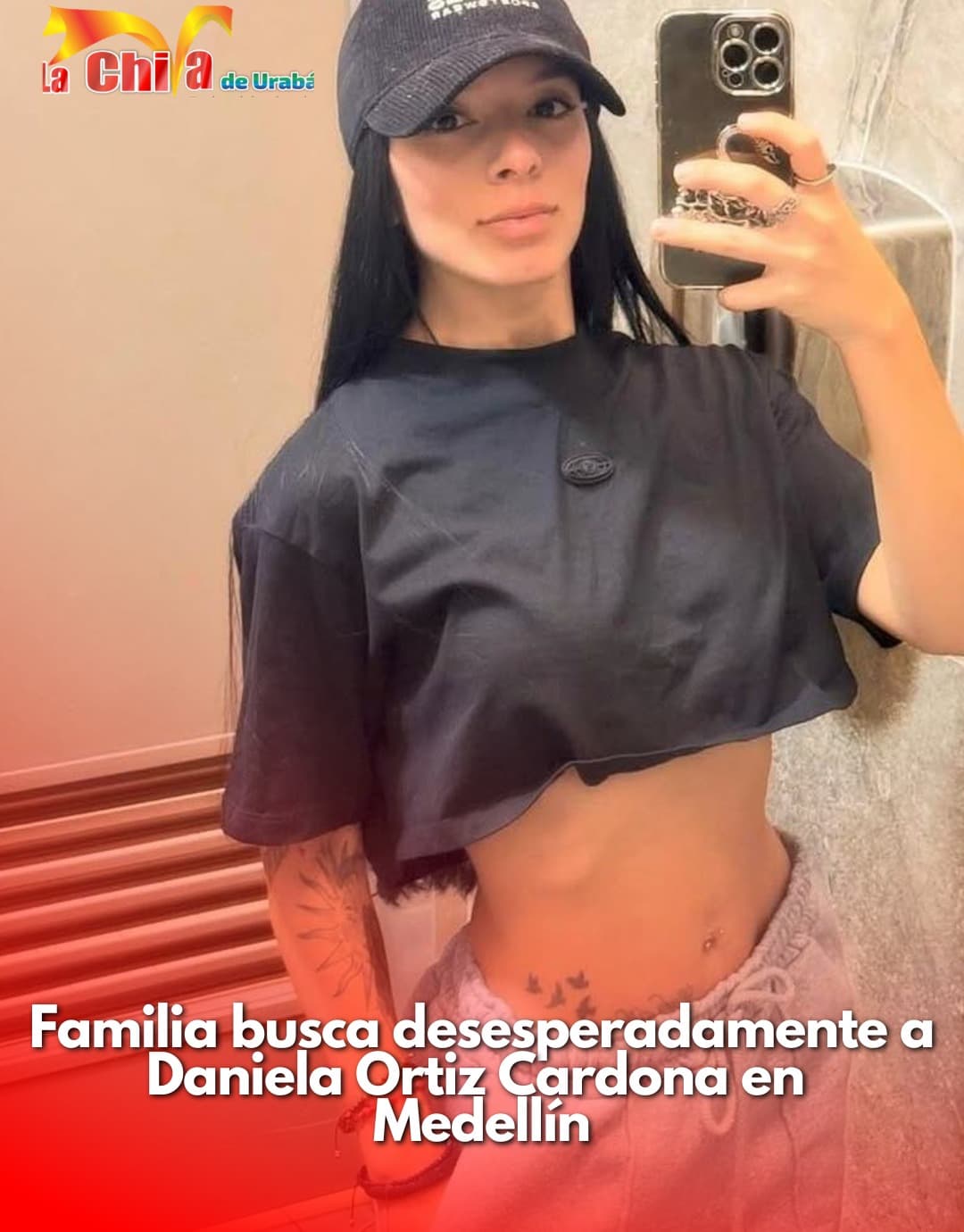 Buscan a Daniela Ortiz Cardona, joven desaparecida en Medellín