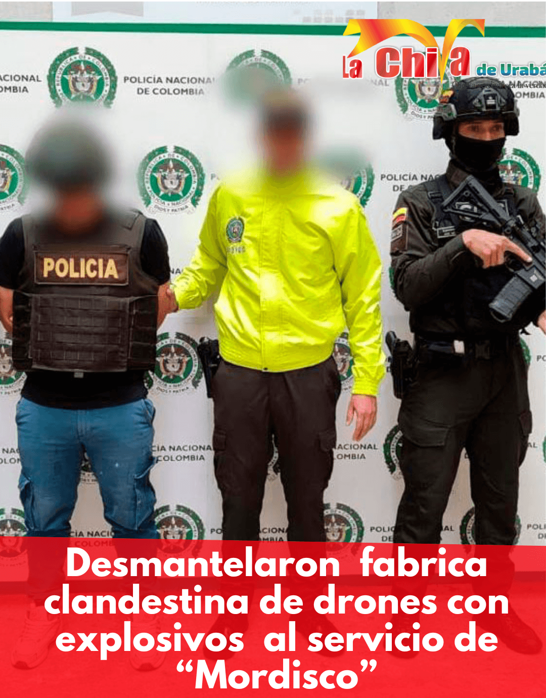 cayó red de ‘Iván Mordisco’ que fabricaba drones con explosivos