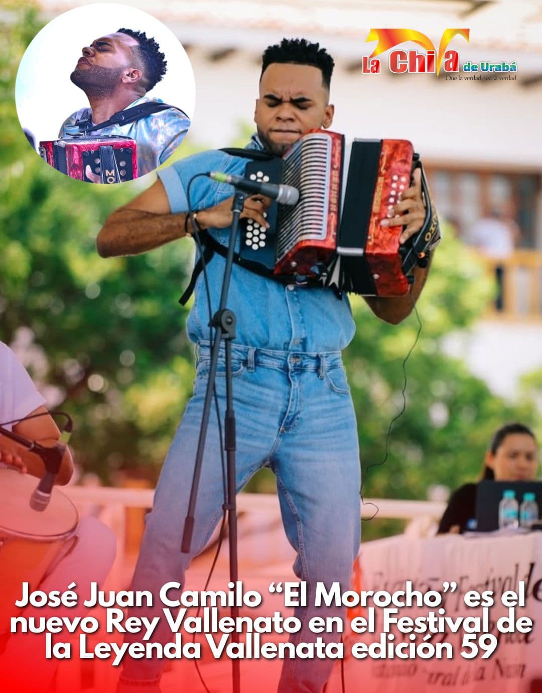 José Juan Camilo “El Morocho”, nuevo Rey Vallenato 2026 en Valledupar