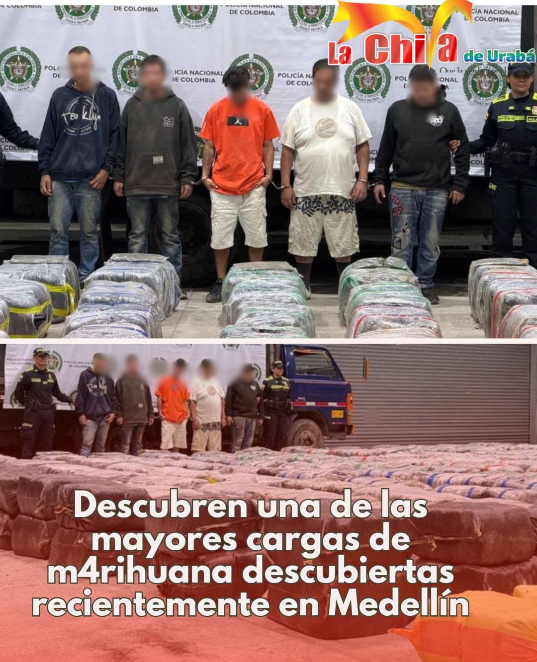 Incautaron cinco toneladas de marihuana en Medellín