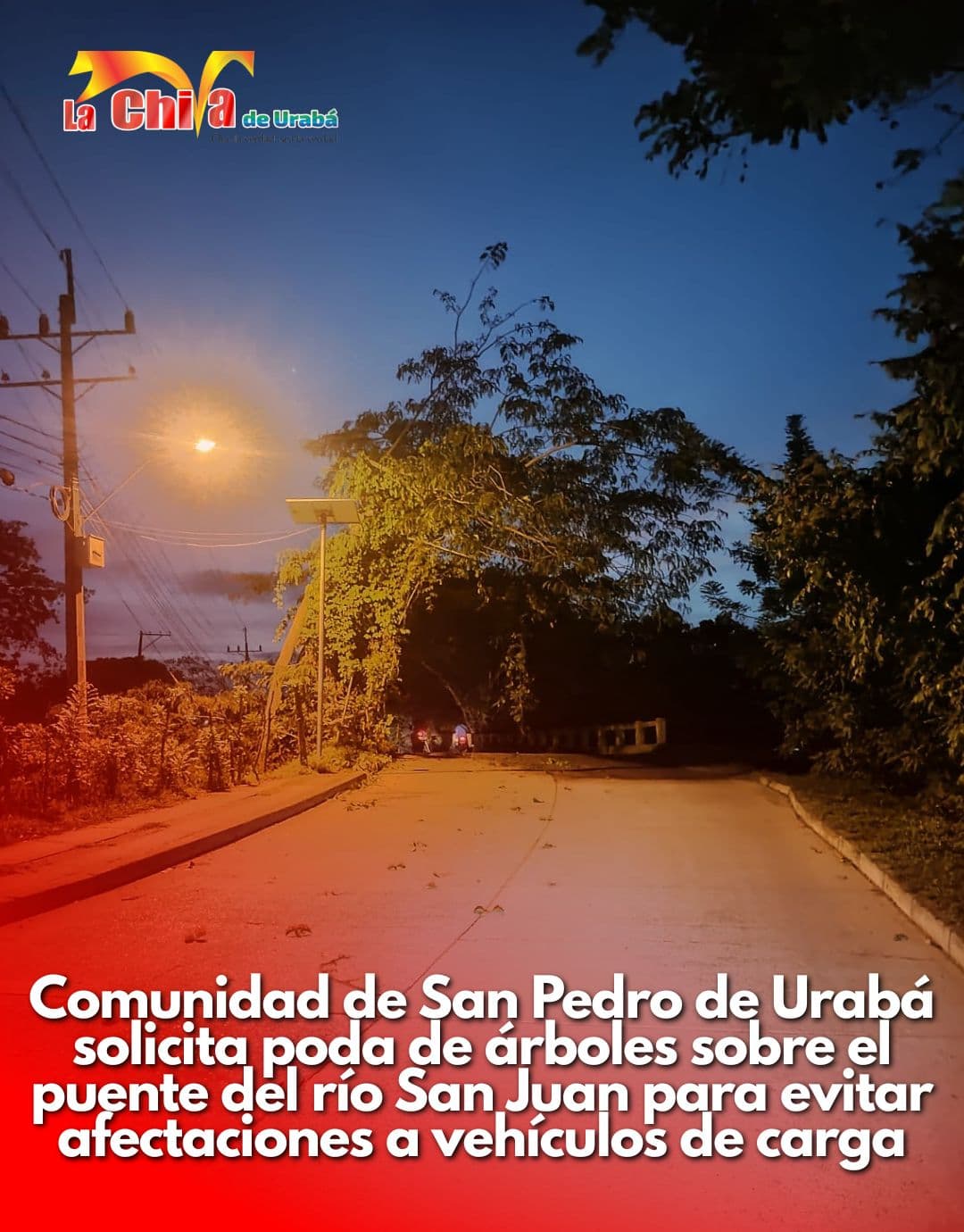 Preocupación en San Pedro de Urabá por estado de puente sobre el río San Juan