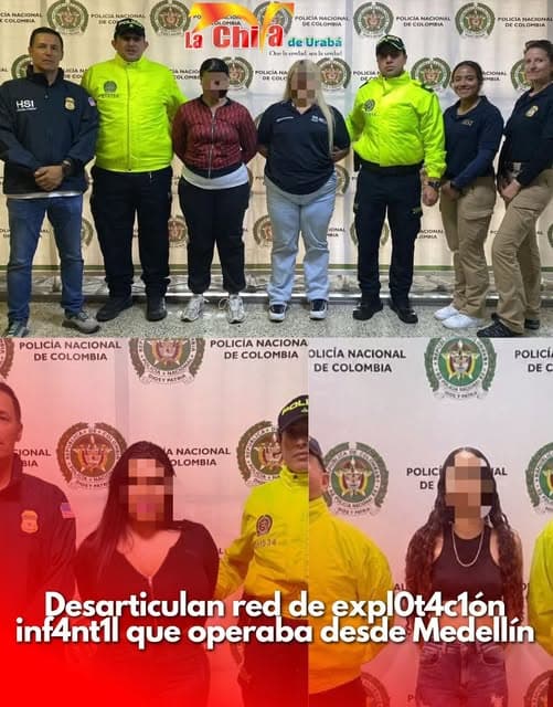 Autoridades de Colombia y Estados Unidos desarticularon red de explotación s3xual infantil