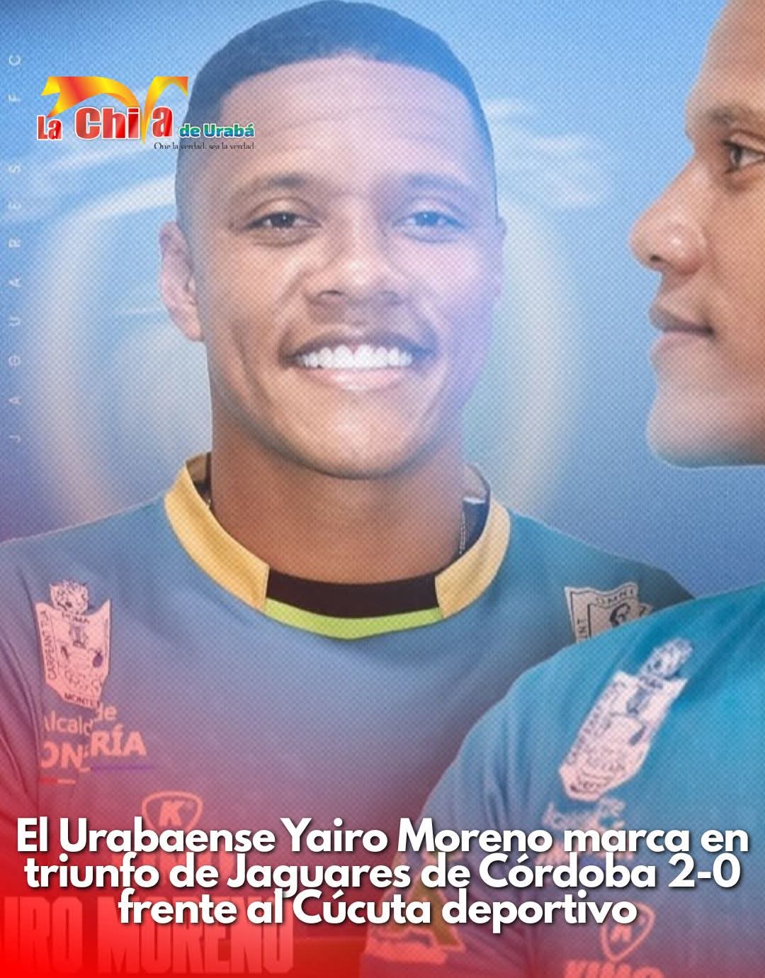 Yairo Moreno volvió a brillar, marcó gol con Jaguares y es protagonista del talento de Urabá